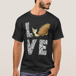 Heilbutt Liebt Fischer Heilbutt Fisch Flunder Fisc T-Shirt