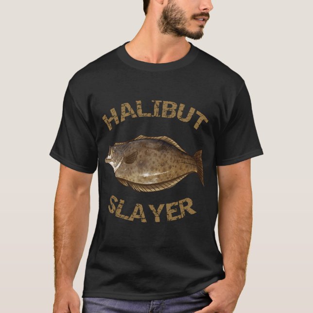 Heilbutt Mörder T-Shirt (Vorderseite)