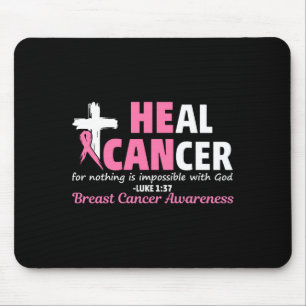 Heile Krebs Christlich Glaube Gott Brustkrebs Bewu Mousepad