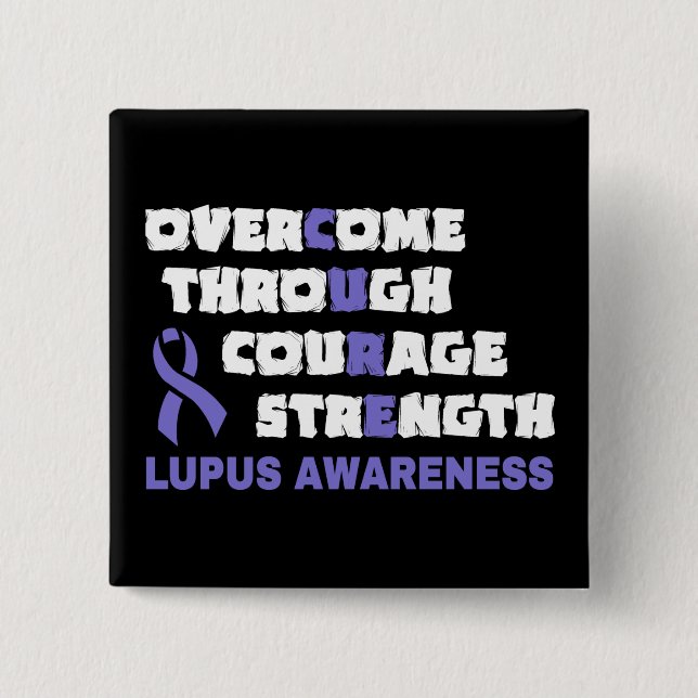 HEILE...Lupus Button (Vorderseite)