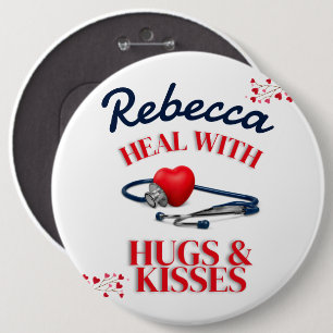 Heilen mit Hugs & Kisses I Doctor's Stethoscope Button