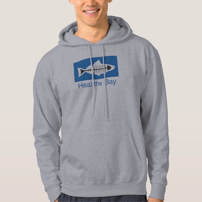 Heilen Sie den BuchtHoodie (Männer) Hoodie (Vorderseite)
