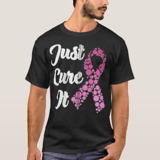 Heilen Sie einfach das Brustkrebs-Bewusstsein Pink T-Shirt