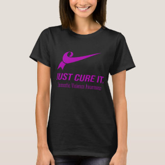 Heilen Sie es einfach, häusliche Gewalt Bewusstsei T-Shirt