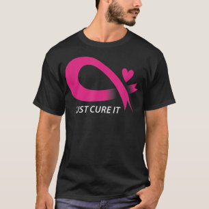 Heilen Sie es einfach rosa Brustkrebs-Bewusstsein T-Shirt
