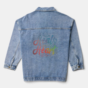 Heilen Sie Ihr Herz Jeansjacke