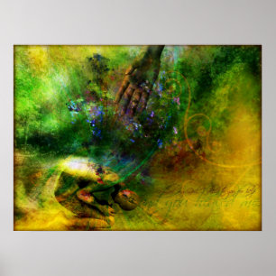 Heilend (Christliches Kunstposter von heute) Poster