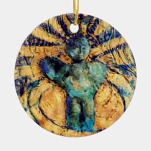 Heilende Engels-Verzierung Keramikornament