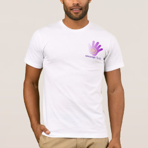 Heilende Hand - lila T-Shirt