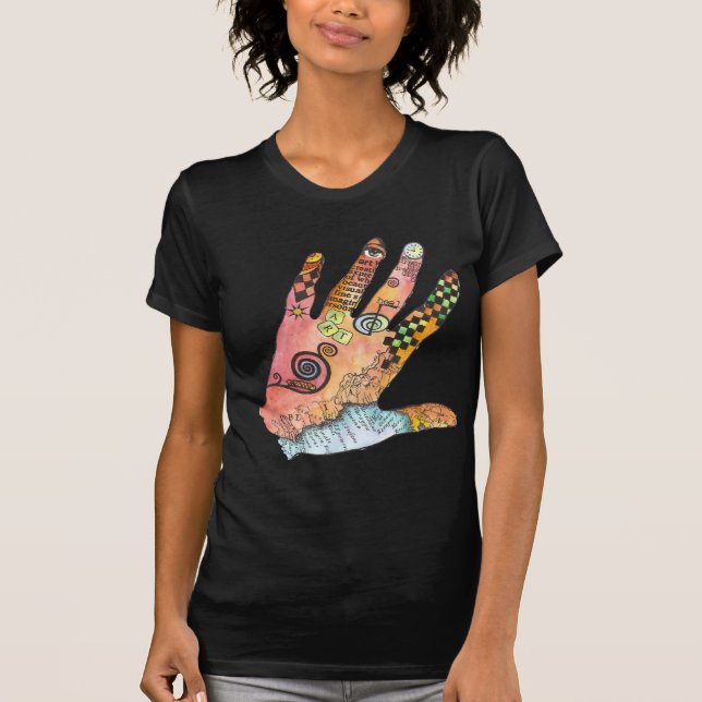 Heilende Hand T-Shirt (Vorderseite)