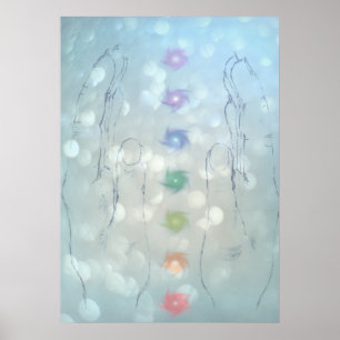 Heilende Hände Poster