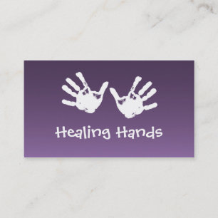 Heilende Handmassage - Reiki Visitenkarte