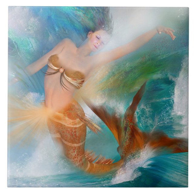 Heilende sakrale Göttin-Kunst-Fliese Fliese (Vorderseite)