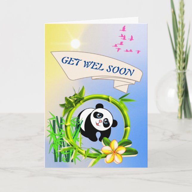 Heilende Schläger und warme Wünsche, gut machen Einladung (Vorderseite)