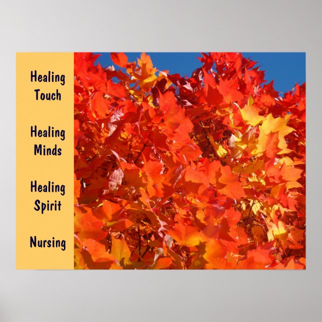 Heilende Touch Heilt Geist heilen Pflege Poster (Vorne)