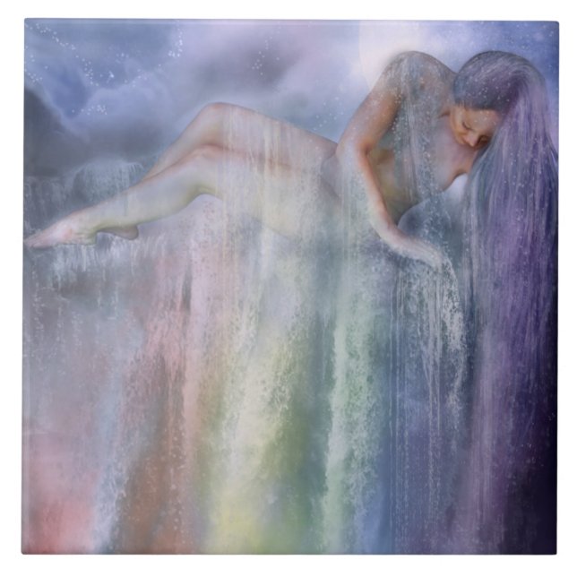 Heilende Wasser-Kunst-Fliese Fliese (Vorderseite)