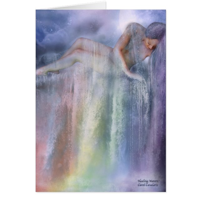 Heilende Wasser-Kunst-Karte (Vorne)
