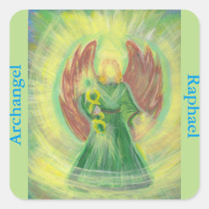Heilender heller Aufkleber Erzengel-RAPHAEL