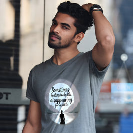 Heilender Nebel-Kunst – Minimalistische Selbstfürs T-Shirt
