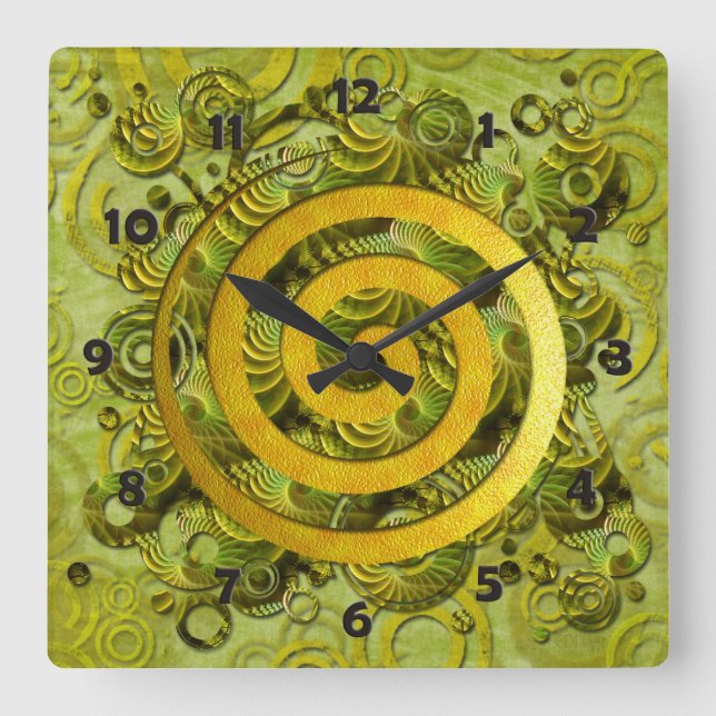 Heilender Power - Uhr - Zahl schwarz (Vorderseite)