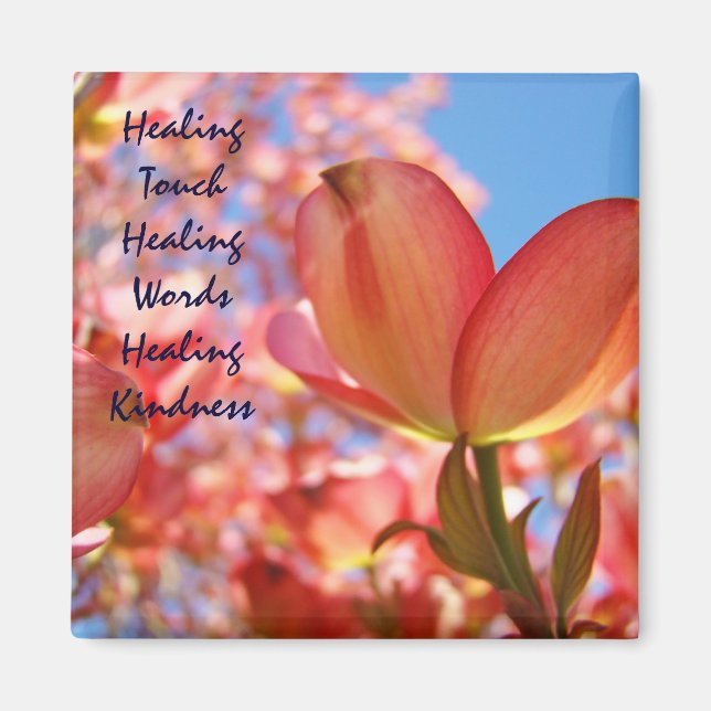 Heilender Touch Magnet Heilung Worte Güte (Vorne)