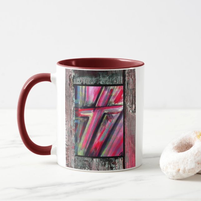 Heilendes Kreuz Tasse (Mit Donut)