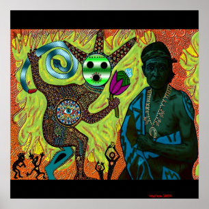 Heilendes Peyote (Plakat) Poster