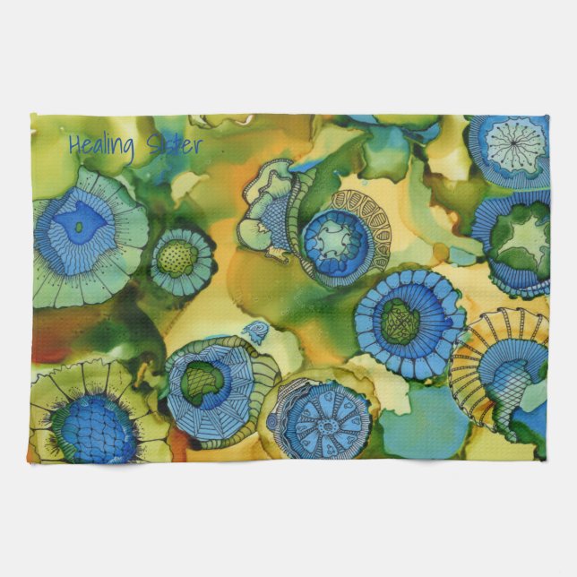 Heilendes Schwester-Geschirrtuch Geschirrtuch (Horizontal)