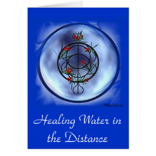 Heilendes Wasser im Abstand