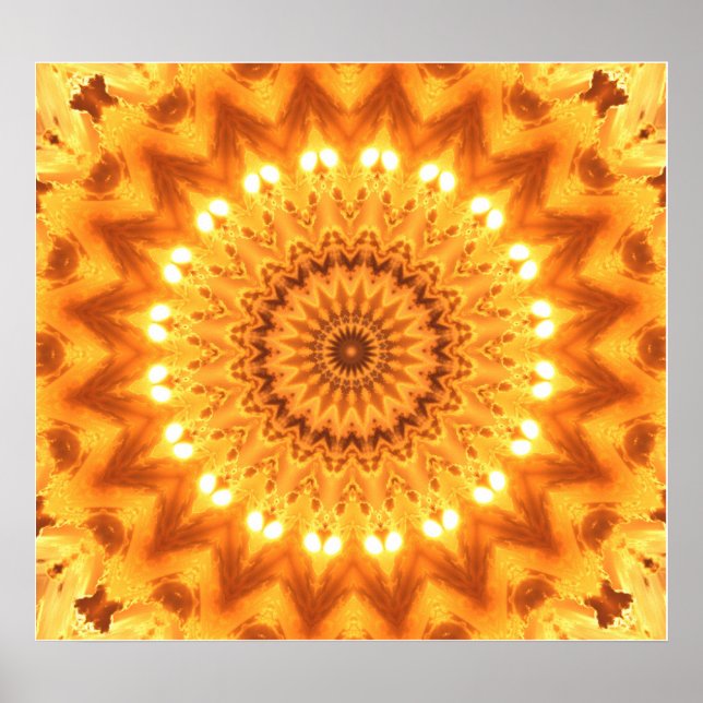 Heilenergie Mandala Canvas Print Poster (Vorne)