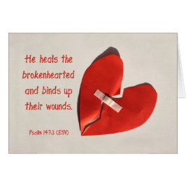 Heiler der gebrochenen Herzen Psalm 147:3 Schrift