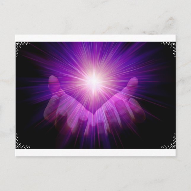 Heilflamme Postkarte (Vorderseite)