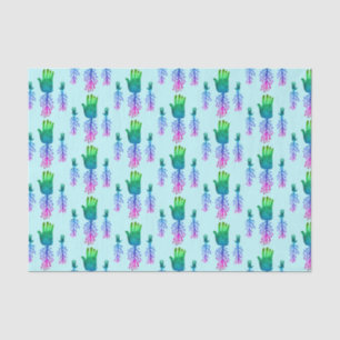 Heilhandgeschenk für Boho Mystical Rainbow-Muster Seidenpapier