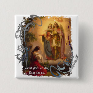 Heilig-Jeanne d'Arc Button