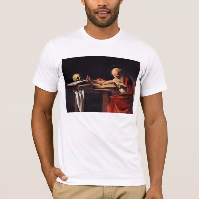 Heilig-Jerome-Schreiben durch Michelangelo T-Shirt (Vorderseite)