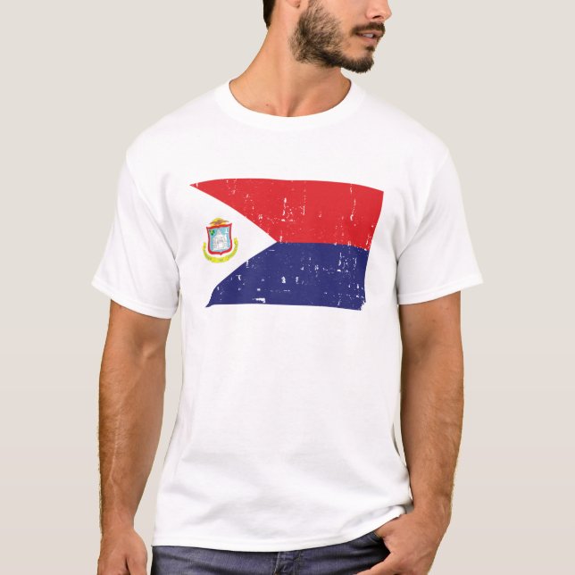 Heilig-Maarten-Flagge T-Shirt (Vorderseite)
