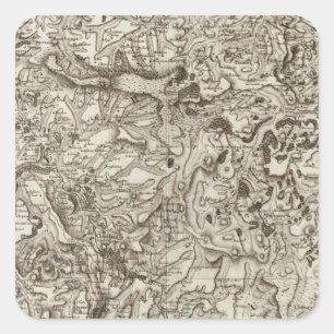 Heilig-Mehl Quadratischer Aufkleber