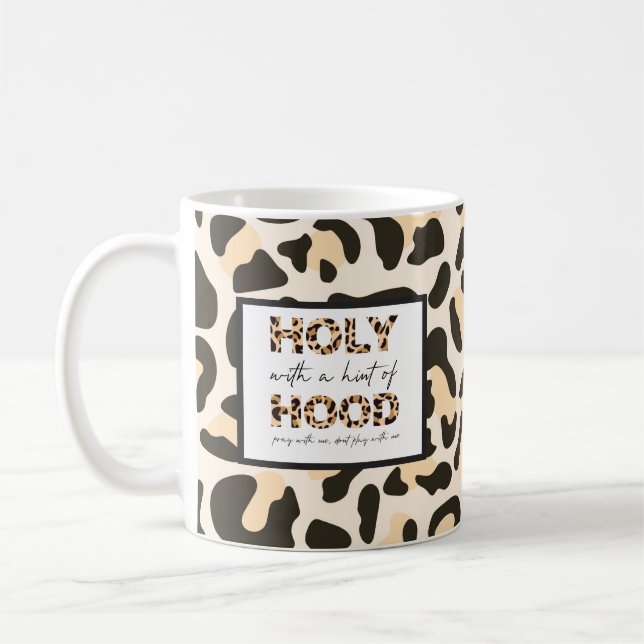 Heilig mit einem Hauch von Hood Tan Sassy  Kaffeetasse (Links)