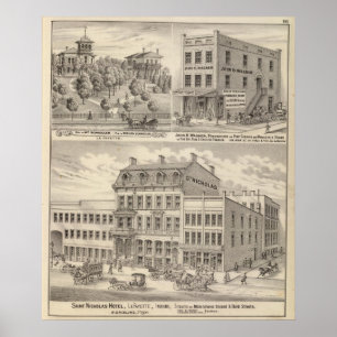 Heilig-Nicholas-Hotel, La Fayette Poster