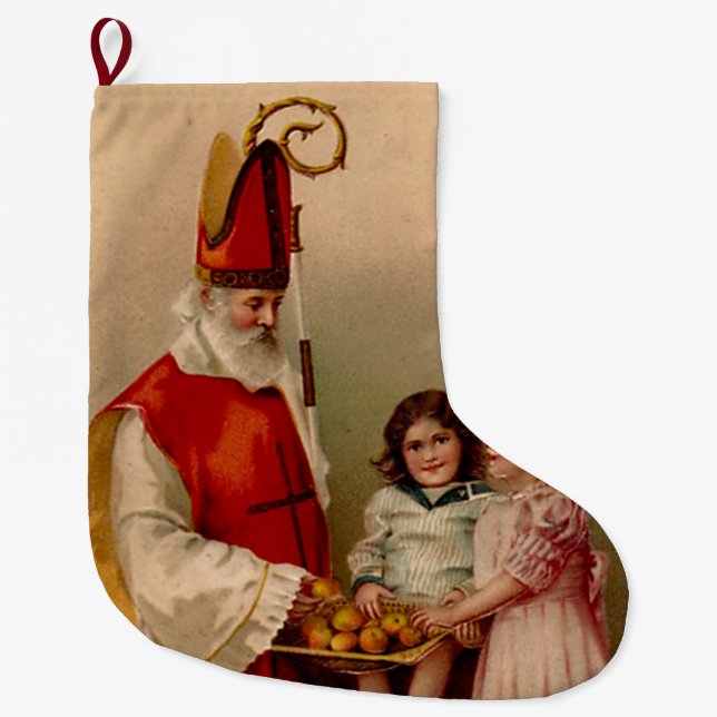 Heilig-Nicholas-WeihnachtsStrumpf Großer Weihnachtsstrumpf (Vorderseite)