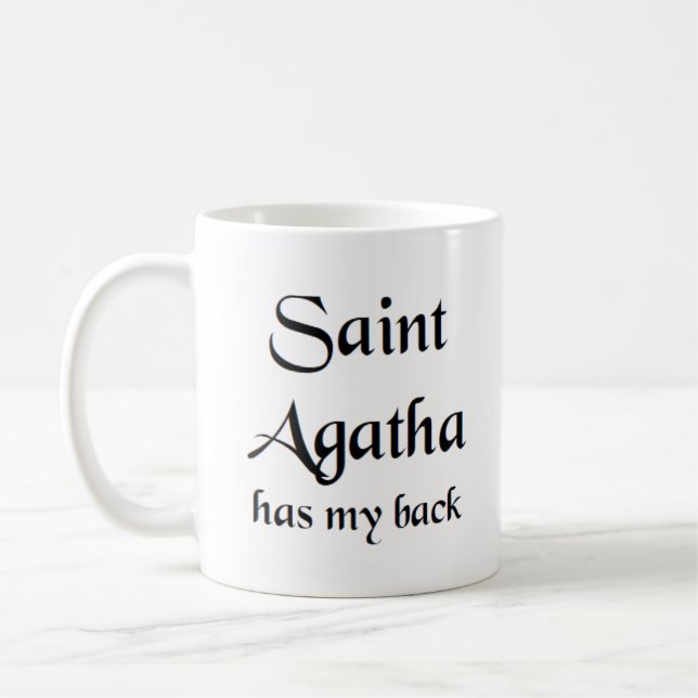 Heilige Agatha Kaffeetasse (Links)