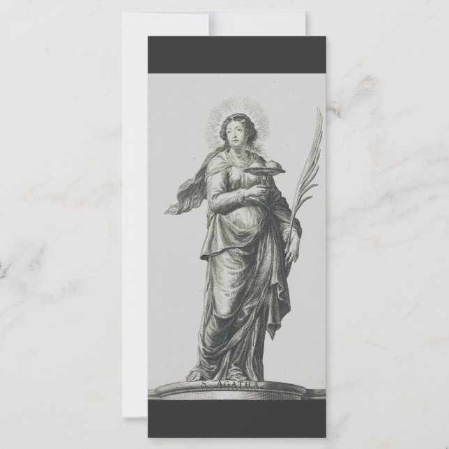 Heilige Agatha von Sizilien (Vorderseite)