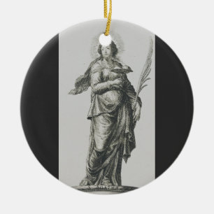 Heilige Agatha von Sizilien Keramik Ornament