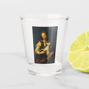 Heilige Agnes, reine Zeugin Christi  Schnapsglas