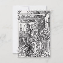 Heilige Ambrosius von Mailand Heilige Karte