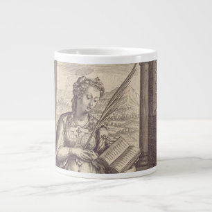 Heilige Anastasia die Befreierin Schwarz-Weiß-Kuns Jumbo-Tasse