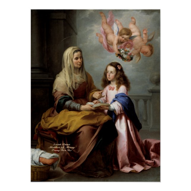 Heilige Anna, Mutter Marias Poster (Vorderseite)