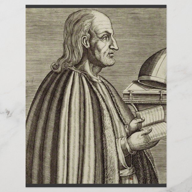 Heilige Anselm von Canterbury Doktor der Kirche Flyer (Vorne)