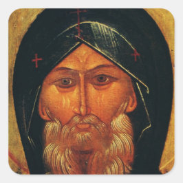 Heilige Anthony der Wüste Quadratischer Aufkleber