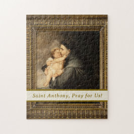 Heilige Anthony mit Christus-Kinderpuzzle Puzzle